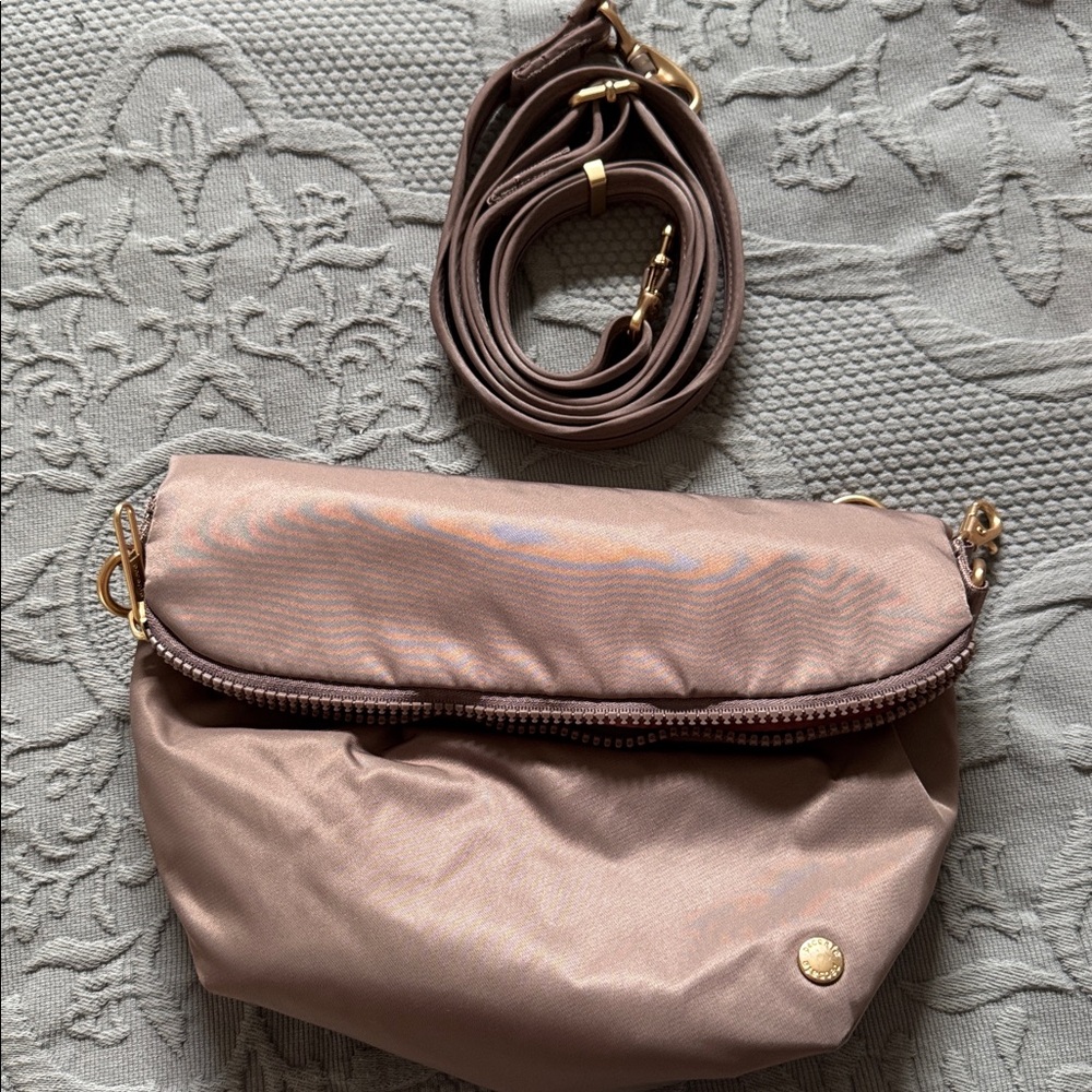 Pacsafe City Safe CX Covertible Crossbody Travel Purse Anti Theft - Blush Tan